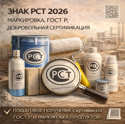 Знак РСТ 2026: Маркировка, ГОСТ Р, Добровольная сертификация