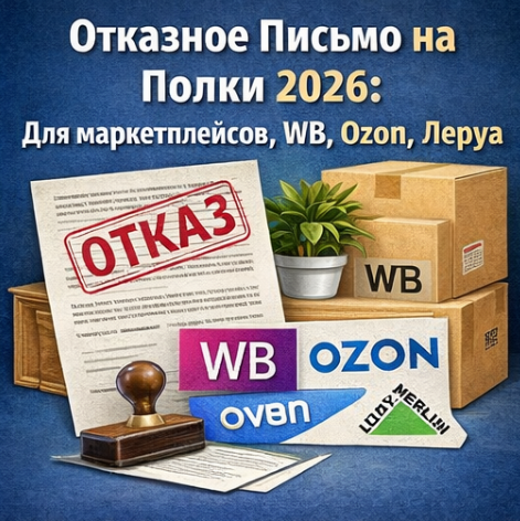 Отказное Письмо на Полки 2026: Для маркетплейсов, WB, Ozon, Леруа