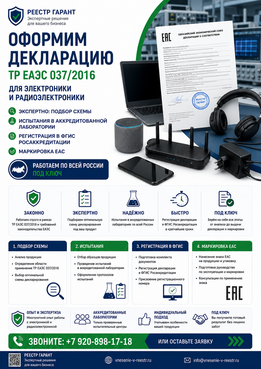 Образец документа — Декларация ТР ТС 037/2016