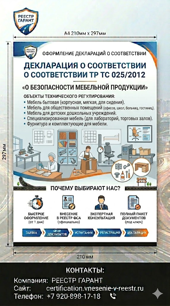 Декларация ТР ТС 025/2012